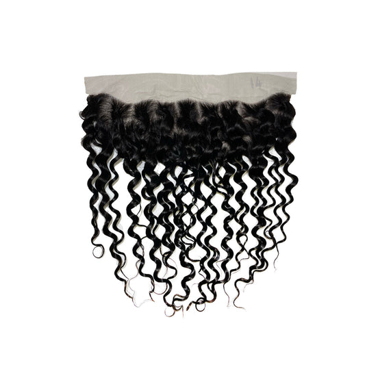 Silver Unprocessed 100% Virgin Remi Human Hair HD Lace 13x4 FRONTAL - DEEP WAVE