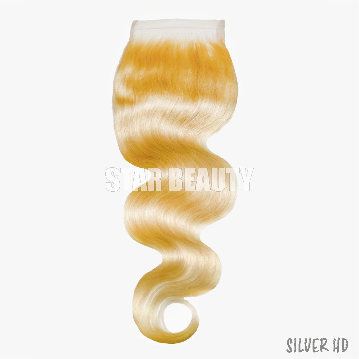 Silver Unprocessed 100% Virgin Remi Human Hair 4X4 HD Lace Closure - (613) - Body Wave