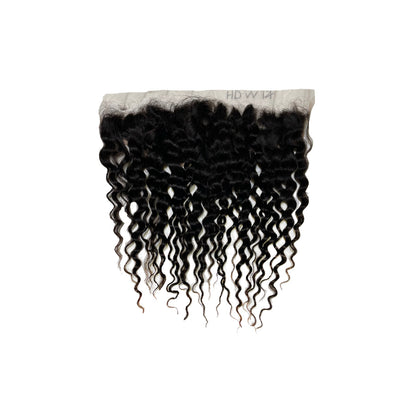 Silver Unprocessed 100% Virgin Remi Human Hair HD Lace 13x4 Frontal - WATER WAVE