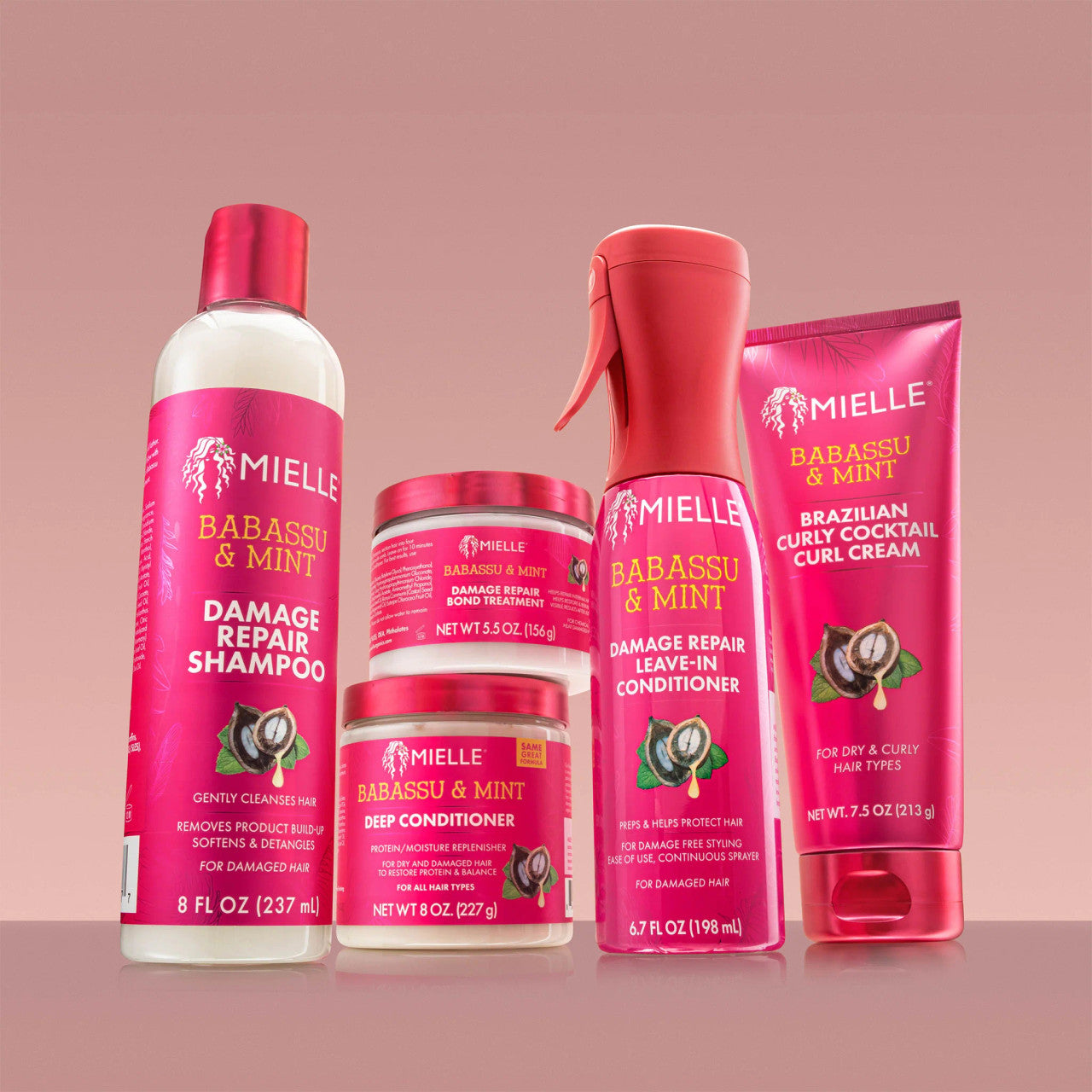 Mielle Babassu & Mint Damage Repair Leave-In Conditioner (6.7oz)