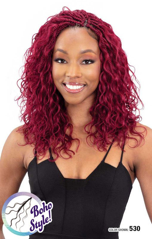 SHAKE N GO FreeTress Crochet Braids - 3X Bora Bora Braids 12"