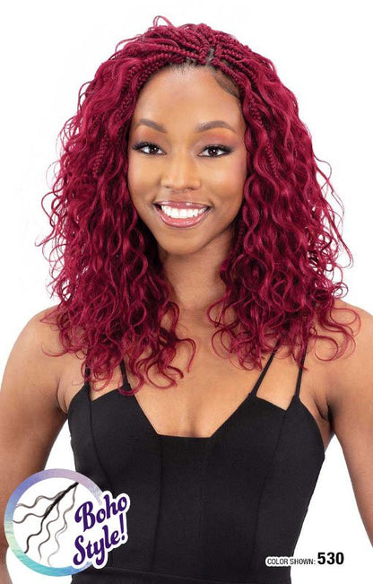 SHAKE N GO FreeTress Crochet Braids - 3X Bora Bora Braids 12"