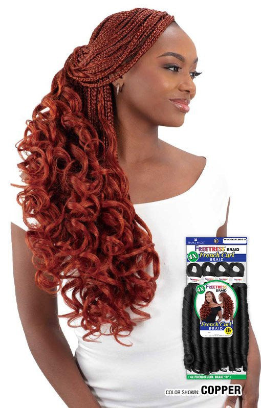 SHAKE N GO Freetress 4X French Curl Braid 18"