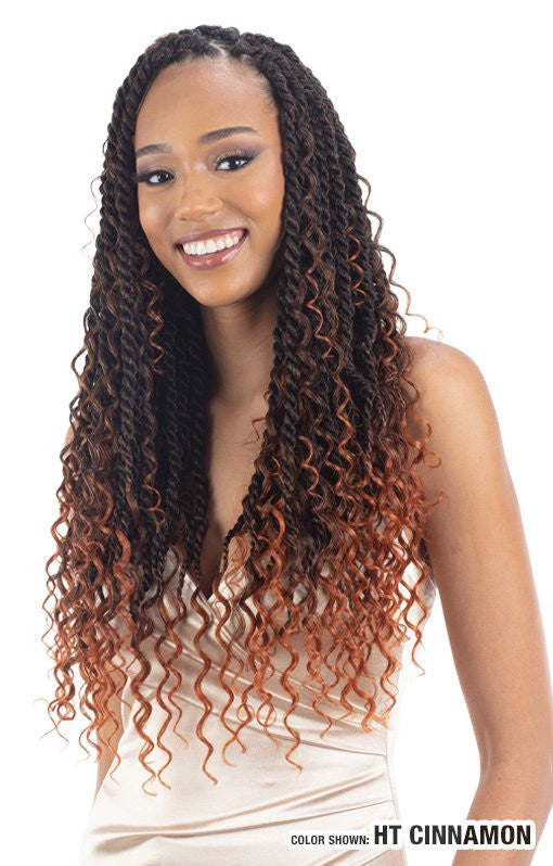 SHAKE N GO FREETRESS Braid Synthetic Crochet Hair - 3X REBEL BOHO TWIST 22"