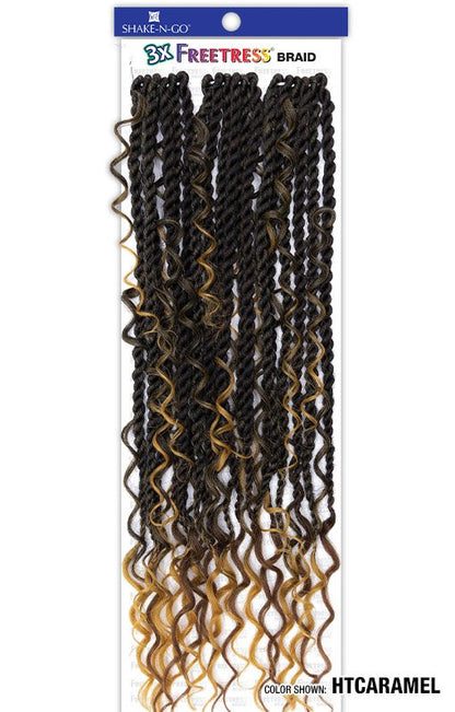 SHAKE N GO FREETRESS Braid Synthetic Crochet Hair - 3X REBEL BOHO TWIST 22"