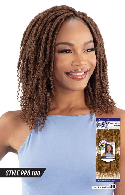 SHAKE N GO FreeTress Synthetic Hair Braids Style Pro 100 - NITA GORGEOUS LOC 10"