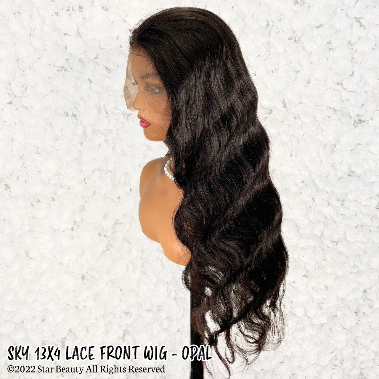 SKY 100% Human Hair 13x4 Lace Front Wig - OPAL
