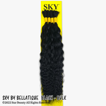 SKY By Bellatique Black 100% Virgin Human Hair - SUPER BULK (18"-22")