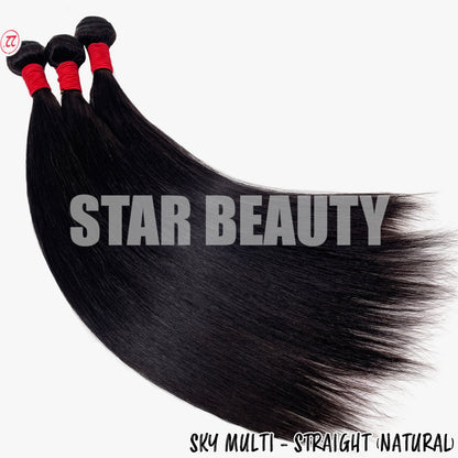 SKY 100% Virgin Human Hair Multi Pack - Straight (10"- 30")