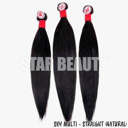 SKY 100% Virgin Human Hair Multi Pack - Straight (10"- 30")