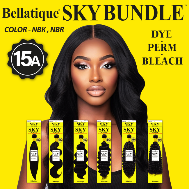 SKY 100% Virgin Human Hair Single Bundle - Straight [#Natural Black] (10"- 30")