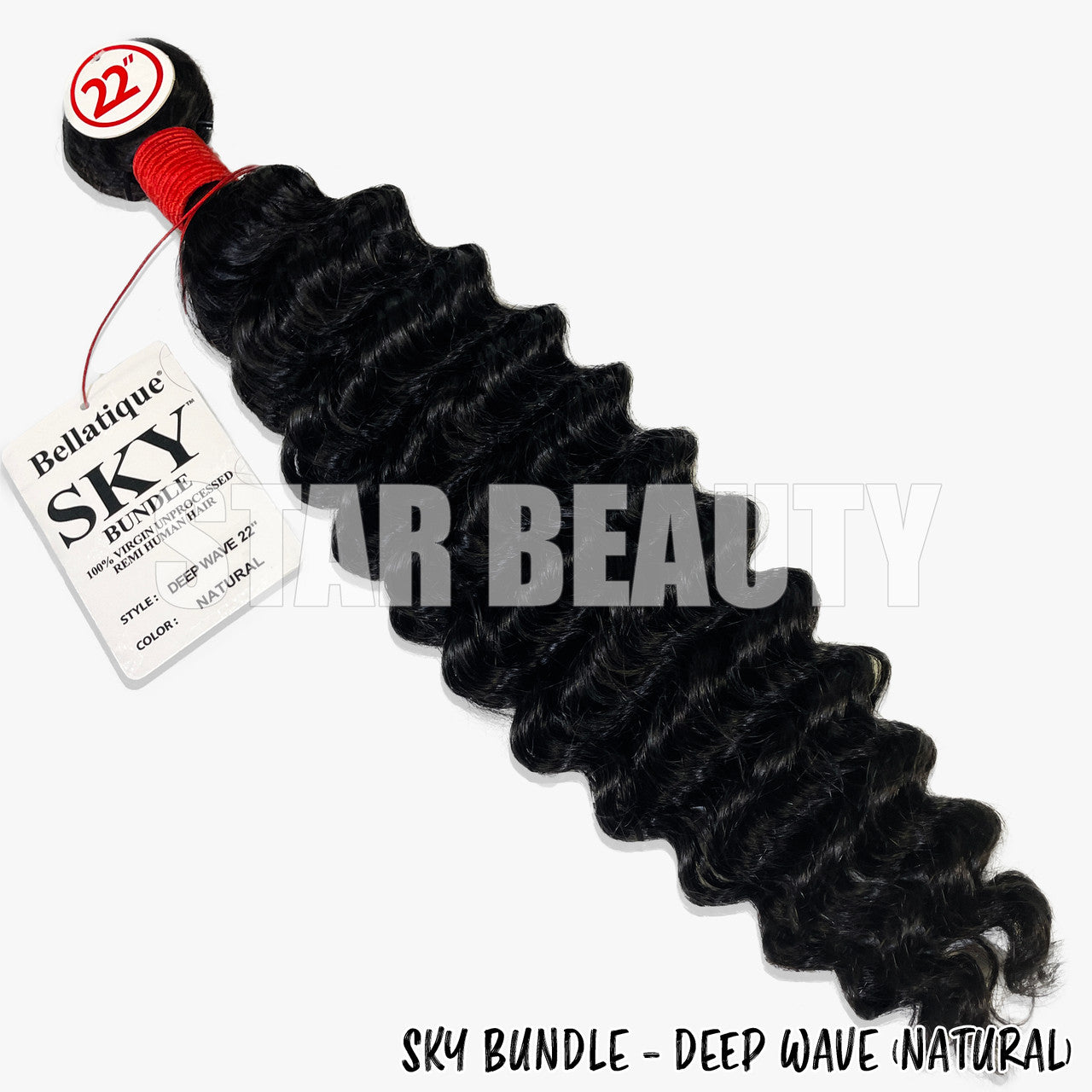 SKY 100% Virgin Human Hair Single Bundle - Deep Wave (10"- 24")