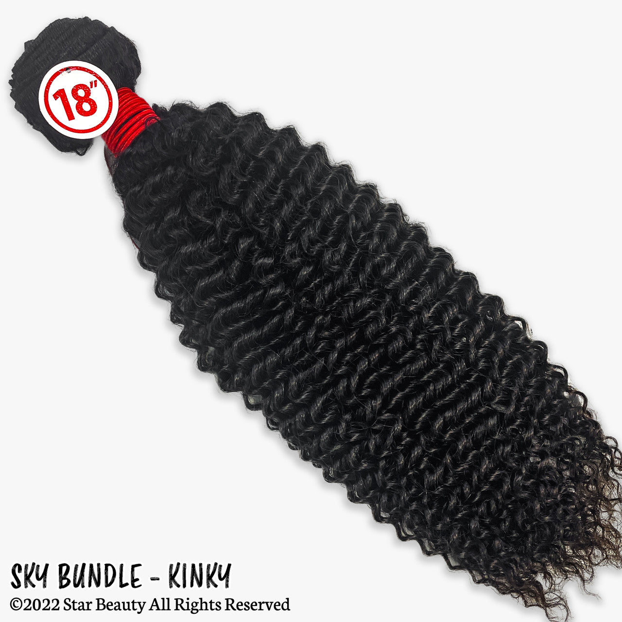 SKY 100% Virgin Human Hair Single Bundle - Kinky Curl (10"- 24")