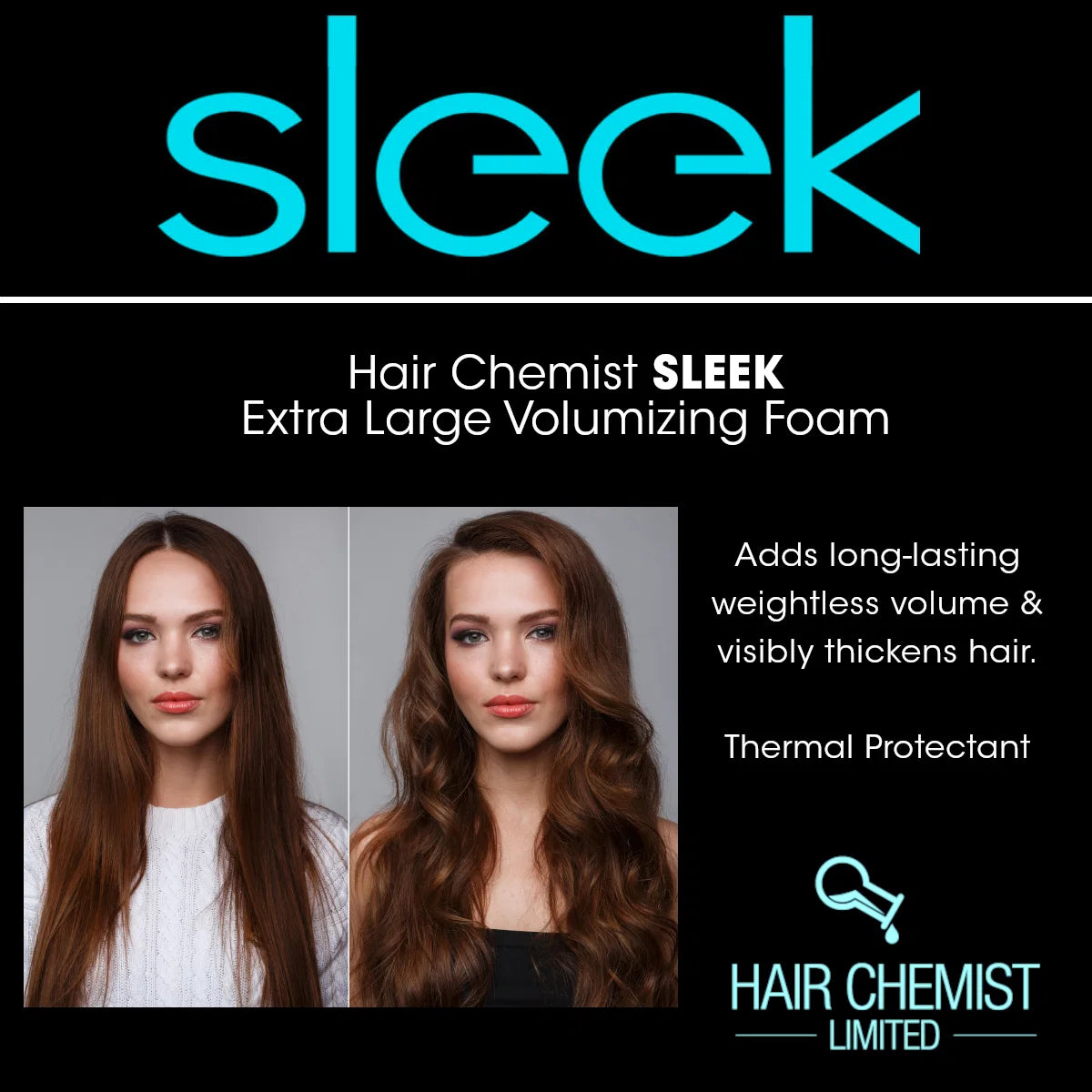 HAIR CHEMIST Sleek Extra Large Volumizing Foam