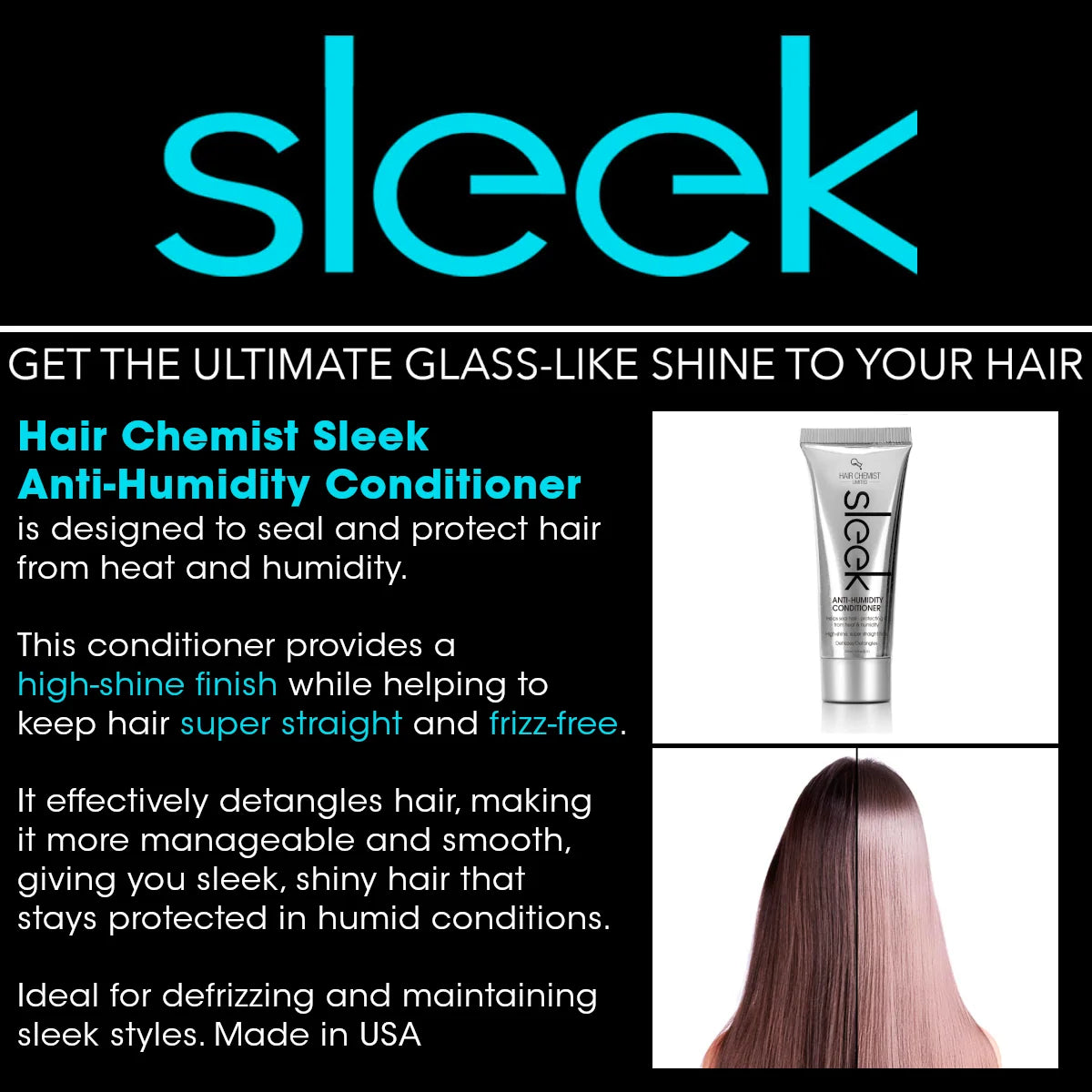 HAIR CHEMIST Sleek Anti Humidity Conditioner (8oz)
