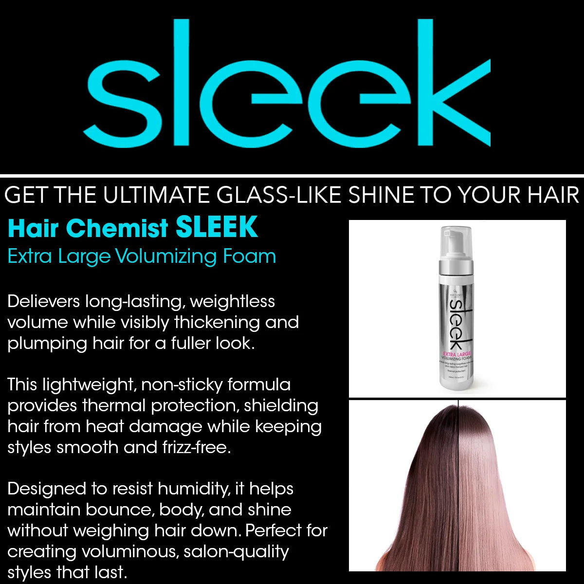 HAIR CHEMIST Sleek Extra Large Volumizing Foam