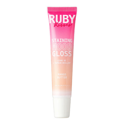 Ruby Kiss Staining Mood Lip Gloss - Mango Butter