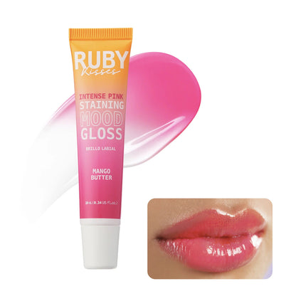 Ruby Kiss Staining Mood Lip Gloss - Mango Butter