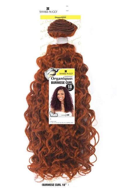 SHAKE N GO Organique Master Mix Weave - Burmese Curl 18"