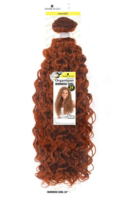 SHAKE N GO Organique Master Mix Weave - Burmese Curl 24"