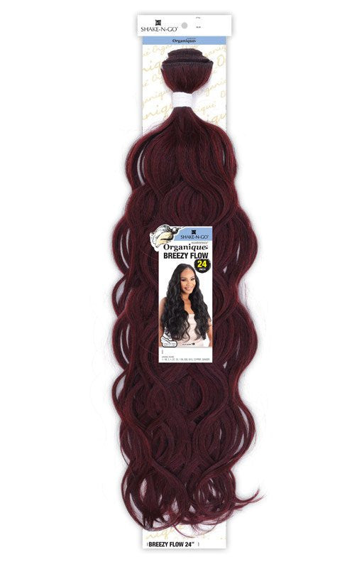 SHAKE N GO Organique Master Mix Weave - BREEZY FLOW (18"-24")
