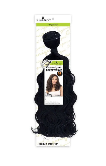 SHAKE N GO Organique Master Mix Weave - BREEZY WAVE 14"