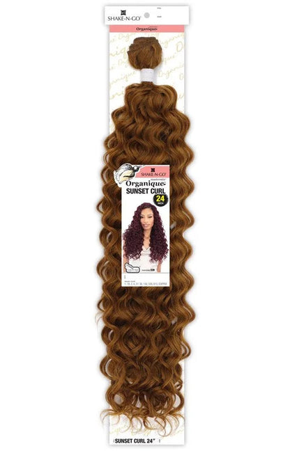 SHAKE N GO Organique Master Mix Weave - Sunset Curl 24"