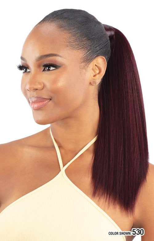 SHAKE N GO Organique Secret Pocket Pony pro - Sleek Straight 18"