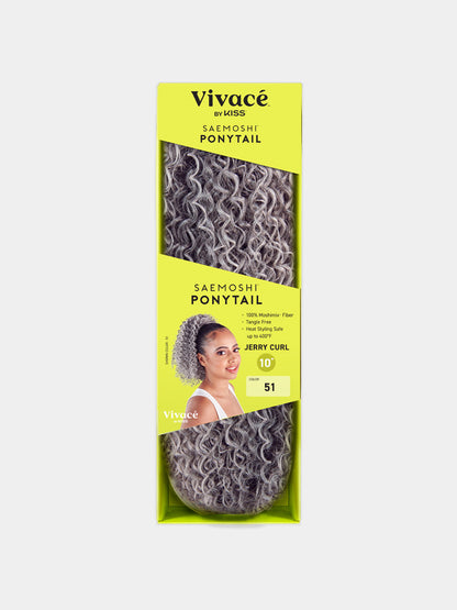 VIVACE Saemoshi Ponytail Jerry Curl 10"