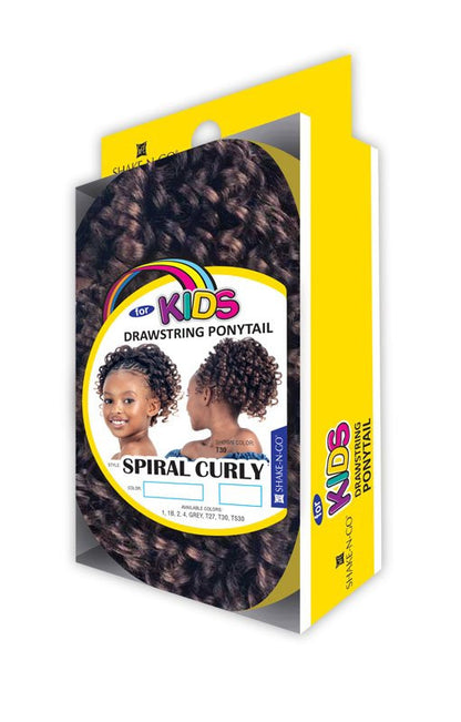 SHAKE N GO Kids Ponytail - SPIRAL CURLY