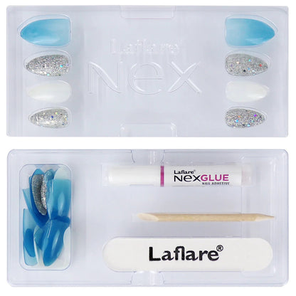 Laflare NEX 28 Premium 3D Nails - Regular Stiletto