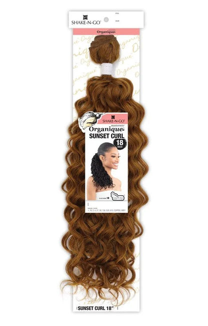 SHAKE N GO Organique Master Mix Weave - Sunset Curl 18"