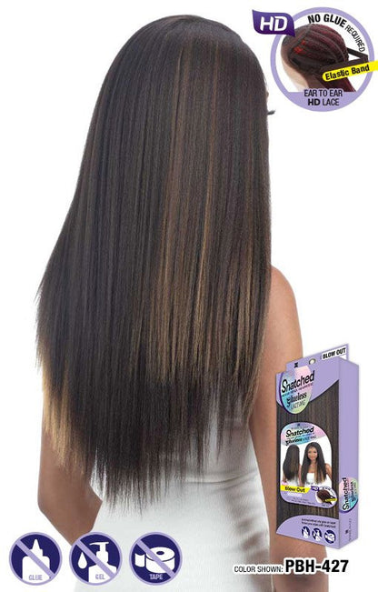 SHAKE N GO Synthetic Snatched Glueless Lace Wig - BLOW OUT