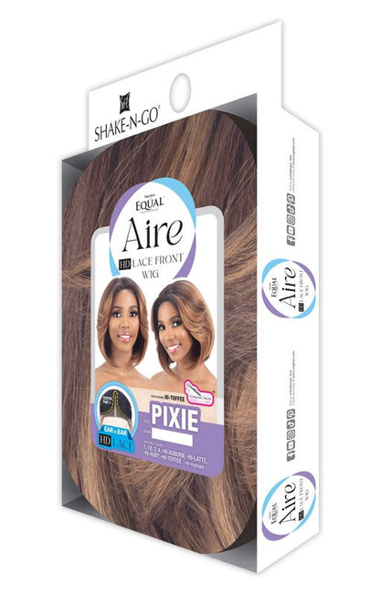 SHAKE N GO Freetress Equal Synthetic Aire HD Lace Front Wig - Pixie