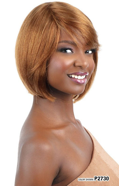 SHAKE N GO Golden 100% Human Hair Full Wig - MALINDA