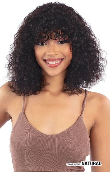 SHAKE N GO Golden 100% Human Hair Full Wig - MAEVE