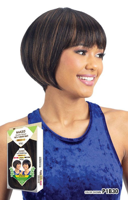 SHAKE N GO Naked 100% Human Hair Premium Wig - ZION