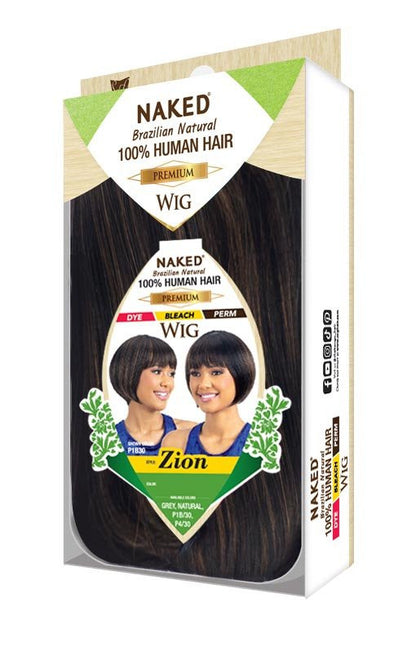 SHAKE N GO Naked 100% Human Hair Premium Wig - ZION