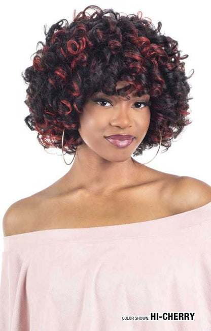 SHAKE N GO Synthetic Natural Me Full Wig - Flexi-Rod Curl