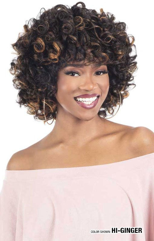 SHAKE N GO Synthetic Natural Me Full Wig - Flexi-Rod Curl