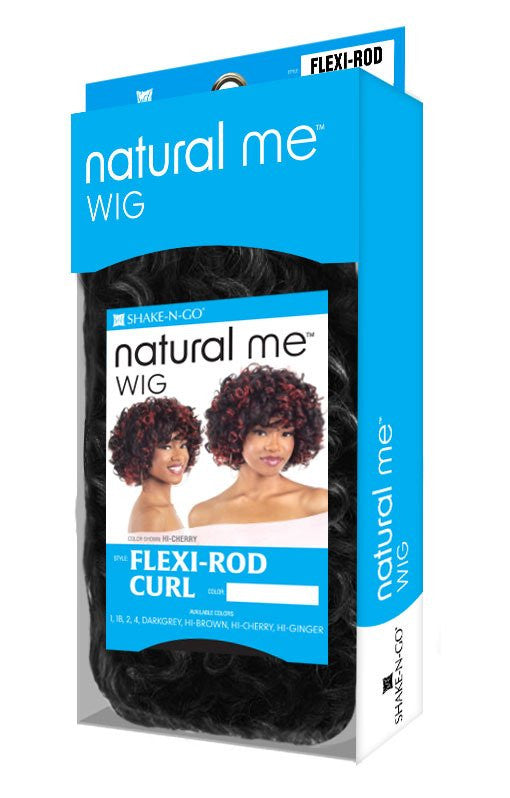 SHAKE N GO Synthetic Natural Me Full Wig - Flexi-Rod Curl