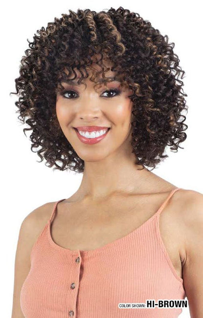 SHAKE N GO Synthetic Natural Me Full Wig - Water Curl