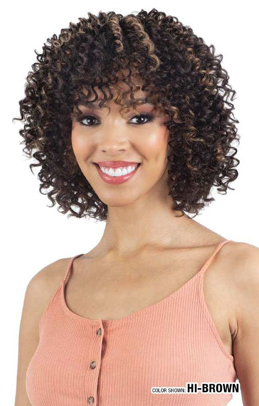 SHAKE N GO Synthetic Natural Me Full Wig - Water Curl
