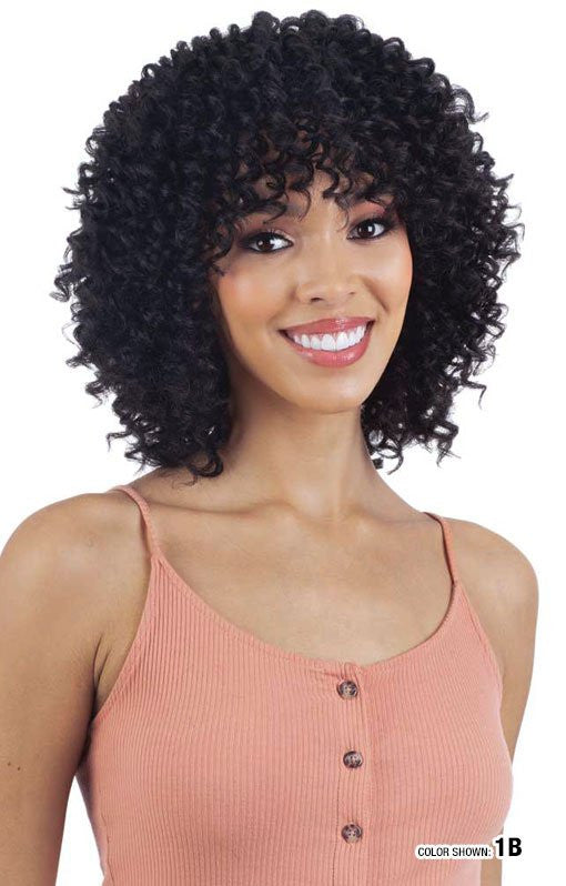 SHAKE N GO Synthetic Natural Me Full Wig - Water Curl