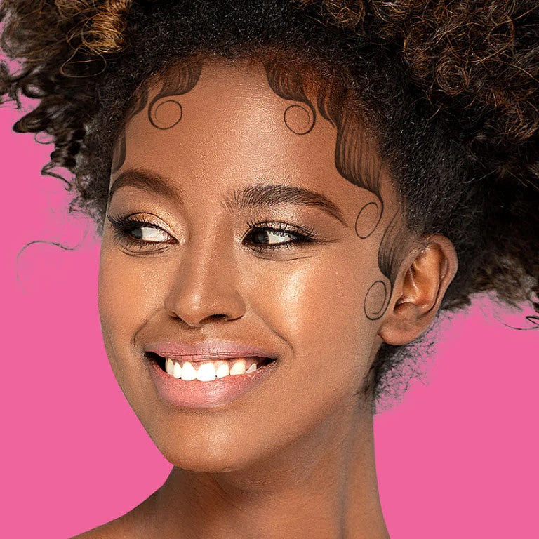 ESHA Bae Hair Magic Instant Tattoo Sticker - Swirls