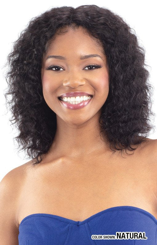 SHAKE N GO Naked Nature 100% Human Hair Wet & Wavy Lace Part Wig - PETAL
