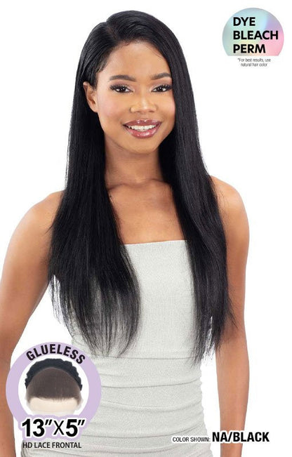 SHAKE N GO Synthetic Glueless HD Lace Front Wig - Glossy (Straight 14"-26")