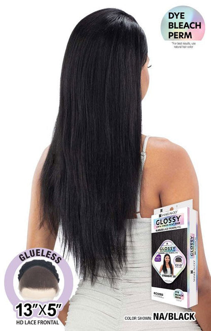 SHAKE N GO Synthetic Glueless HD Lace Front Wig - Glossy (Straight 14"-26")