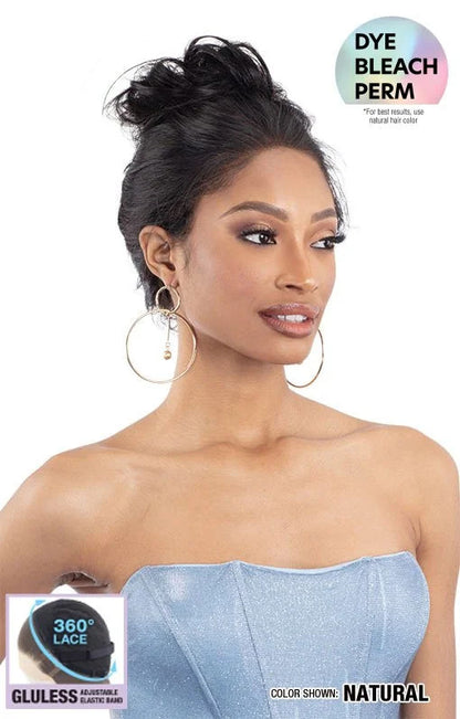 SHAKE N GO Synthetic Glueless HD Lace Front Wig - Glossy (Straight 24")