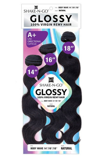 [WHOLESALE] SHAKE N GO Glossy 100% Virgin Remy Hair Multi Pack - Body Wave